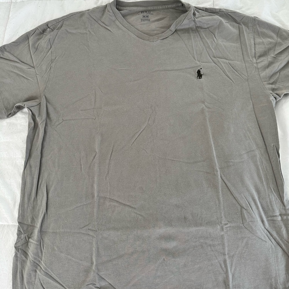 Mens Polo Ralph Lauren gray T-Shirt size medium